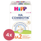 4x HiPP Výživa pokračovací mléčná kojenecká HA 2 Combiotik® 600 g, od uk. 6. měsíce 4x HiPP Výživa pokračovací mléčná kojenecká HA 2 Combiotik® 600 g, od uk. 6. měsíce