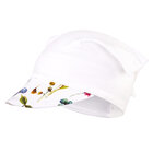 LITTLE ANGEL Šátek tenký kšilt UPF 50+ Outlast® vel.5 - 49-53 cm bílá/bílá louka