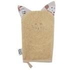 EKO Žínka bavlněná s oušky Cat Beige 20x15 cm EKO Žínka bavlněná s oušky Cat Beige 20x15 cm