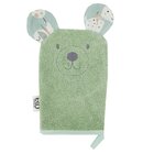 EKO Žínka bavlněná s oušky Bear Olive green 20x15 cm EKO Žínka bavlněná s oušky Bear Olive green 20x15 cm