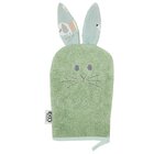 EKO Žínka bavlněná s oušky Bunny Olive green 20x15 cm EKO Žínka bavlněná s oušky Bunny Olive green 20x15 cm