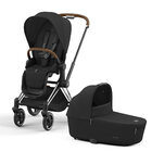 CYBEX Kočík kombinovaný Priam 4.0 Chrome Brown Sepia Black Platinum CYBEX Kočík kombinovaný Priam 4.0 Chrome Brown Sepia Black Platinum