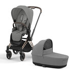 CYBEX Kočík kombinovaný Priam 4.0 Rosegold Mirage Grey Platinum CYBEX Kočík kombinovaný Priam 4.0 Rosegold Mirage Grey Platinum