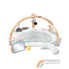 SKIP HOP Deka na hraní s dřevěnou hrazdičkou Discoverosity Montessori 0m+ SKIP HOP Deka na hraní s dřevěnou hrazdičkou Discoverosity Montessori 0m+