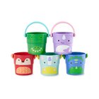 SKIP HOP Zoo hračka do vody vedierka Stack&Pour 5ks, 9m+ SKIP HOP Zoo hračka do vody vedierka Stack&Pour 5ks, 9m+