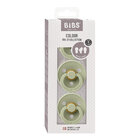 BIBS Dudlíky Colour Try it kolekce 3-balení, vel. 1 Sage BIBS Dudlíky Colour Try it kolekce 3-balení, vel. 1 Sage