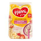 HAMI Kaša mliečna ovseno-žitná s banánom, jahodami a malinami 210 g HAMI Kaša mliečna ovseno-žitná s banánom, jahodami a malinami 210 g