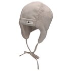 STERNTALER Čiapka na zaväzovanie zimná light grey -43cm-5-6m
