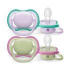Philips AVENT Šidítko Ultra air neutral 0-6m dívka fialová, 2ks Philips AVENT Šidítko Ultra air neutral 0-6m dívka fialová, 2ks
