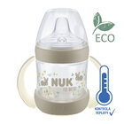 NUK Láhev kojenecká For Nature na učení s kontrolou teploty, hnědá 150 ml NUK Láhev kojenecká For Nature na učení s kontrolou teploty, hnědá 150 ml