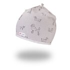 LITTLE ANGEL Čiapka podšitá Outlast® 4 | 45-48 cm šedá pes/pruh bielosivý melír