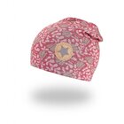 LITTLE ANGEL Čiapka spadnutá hrejivá 4 | 45-48 cm ružová lístky