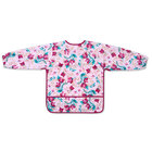 BABYONO Bryndák s dlouhým rukávem Floral, 35 x 52cm, 2-4r BABYONO Bryndák s dlouhým rukávem Floral, 35 x 52cm, 2-4r