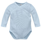 PINOKIO Body vrúbkované zavinovacie dlhý rukáv Lovely Day chlapec modrá veľ. 56