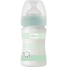 CHICCO Láhev kojenecká sklo Well-being silikon 150 ml uni CHICCO Láhev kojenecká sklo Well-being silikon 150 ml uni