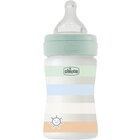 CHICCO Láhev kojenecká Well-being silikon 150 ml kluk CHICCO Láhev kojenecká Well-being silikon 150 ml kluk