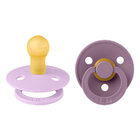 BIBS Dudlíky z přírodního kaučuku Colour 2ks - velikost 1, Violet Sky / Mauve BIBS Dudlíky z přírodního kaučuku Colour 2ks - velikost 1, Violet Sky / Mauve
