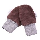 LITTLE ANGEL Rukavice bez palca Mazlík bambus Outlast® 2 hnedá