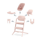 CYBEX Stolička jedálenská Lemo 4v1 Pearl Pink Gold CYBEX Stolička jedálenská Lemo 4v1 Pearl Pink Gold