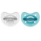 CHICCO Dudlík Physio Luxe green/gray 16-36m, 2ks CHICCO Dudlík Physio Luxe green/gray 16-36m, 2ks