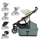 THULE Kočárek Urban Glide 4-wheel Beige/Mid Blue set XXL