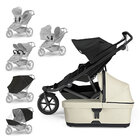THULE Kočárek sourozenecký Urban Glide Double Black/Soft Beige set XXL