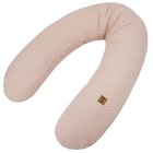 EKO Polštář ke kojení mušelinový Powder pink 180 cm EKO Polštář ke kojení mušelinový Powder pink 180 cm