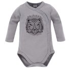 PINOKIO Body dlhý rukáv na cvoky Le Tigre grey veľ. 62 PINOKIO Body dlhý rukáv na cvoky Le Tigre grey veľ. 62