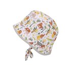 STERNTALER Klobúk obojstranný s potlačou Safari UV 50+ white chlapec-43 cm-5-6 m