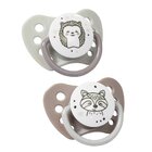 BABYONO Dudlík anatomický silikonový 6-8m+ šedá 2 ks BABYONO Dudlík anatomický silikonový 6-8m+ šedá 2 ks