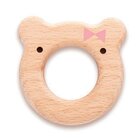 SUAVINEX Dřevěné kousátko, růžová