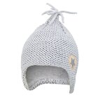LITTLE ANGEL Čiapka pletená na uši Outlast ® 2 - 39-41 cm sv.šedá