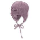 STERNTALER Čiapka na zaväzovanie zimná recyklovaný materiál purple dievča uni veľ. 43 cm- 5-6 m