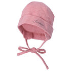 STERNTALER Čiapka zaväzovacia rosa dievča veľ. 47 cm- 9-12 m
