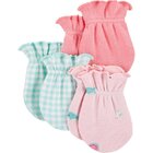CARTER'S Rukavice Mix dievča LBB 3ks, 0-3 m /veľ. 62