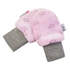 LITTLE ANGEL Rukavice Nicki bez palca Outlast® 1 ružová-zvieratka