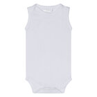 DIRKJE Body bez rukávov Biele neutrál 74-80
