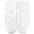 CARTER'S Body dlouhý rukáv White neutrál LBB 4 ks PRO, vel. 46 CARTER'S Body dlouhý rukáv White neutrál LBB 4 ks PRO, vel. 46