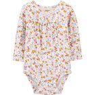 CARTER'S Body dlouhý rukáv Floral dívka NB/ vel. 56 CARTER'S Body dlouhý rukáv Floral dívka NB/ vel. 56