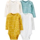 CARTER'S Body dlhý rukáv Sheep neutrál LBB 4 ks PRE/ veľ. 46