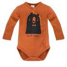 PINOKIO Body na zapínanie dlhý rukáv Bears Club veľ. 56 hnedé PINOKIO Body na zapínanie dlhý rukáv Bears Club veľ. 56 hnedé