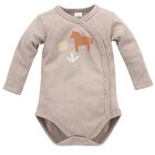 PINOKIO Body zavinovacie dlhý rukáv Wooden Pony z organickej bavlny beige veľ. 74 PINOKIO Body zavinovacie dlhý rukáv Wooden Pony z organickej bavlny beige veľ. 74