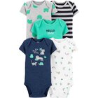 CARTER'S Body Frog krátky rukáv 5 ks PRE/ veľ. 46