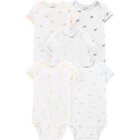 CARTER'S Body krátký rukáv 5 ks, Zvířátka - 24 m/vel. 92
