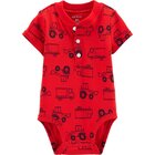 CARTER'S Body krátky rukáv Construction chlapec 6 m /veľ. 68