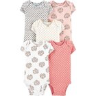 CARTER'S Body krátký rukáv Floral dívka LBB 5 ks 9 m/vel. 74 CARTER'S Body krátký rukáv Floral dívka LBB 5 ks 9 m/vel. 74