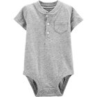 CARTER'S Body krátký rukáv Gray chlapec 3 m/vel. 62 CARTER'S Body krátký rukáv Gray chlapec 3 m/vel. 62