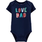 CARTER'S Body krátky rukáv Love Dad chlapec 18 m /veľ. 86