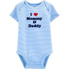CARTER'S Body krátky rukáv Love Mommy&Daddy chlapec 18 m /veľ. 86