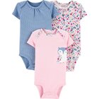 CARTER'S Body krátky rukáv Mix dievča LBB 3 ks NB/ veľ. 56